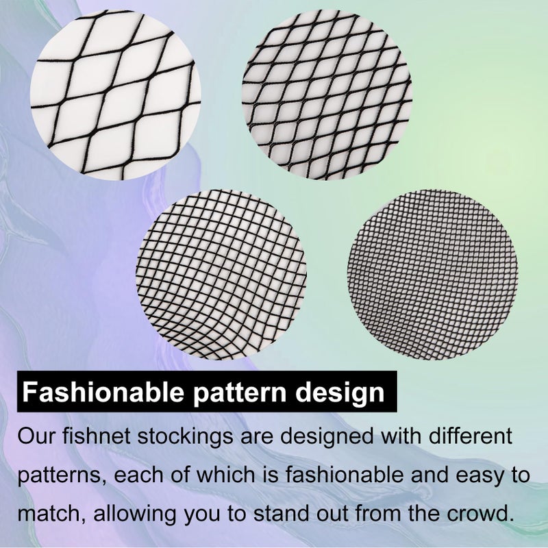 FULLSEXY Plus Size Fishnet Stockings, Fishnet Tights Thigh High Stockings Pantyhose for Women - Image 3
